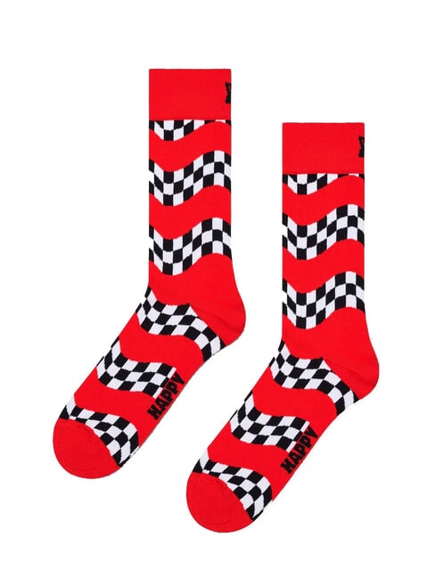 TOP RACER Coffret cadeau 3 paires de chaussettes rouge - Chaussettes pour hommes