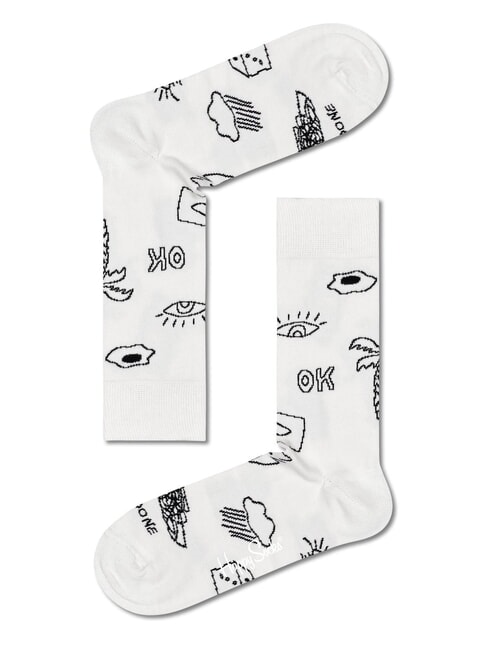 BLACK AND WHITE Coffret cadeau de 4 paires de chaussettes 9100 - Chaussettes pour hommes
