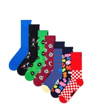 HAPPY SOCKS 7 DAYS Coffret cadeau de 7 paires de chaussettes marine - Chaussettes pour hommes - 2