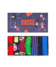 HAPPY SOCKS 7 DAYS Coffret cadeau de 7 paires de chaussettes marine - Chaussettes pour hommes - 3
