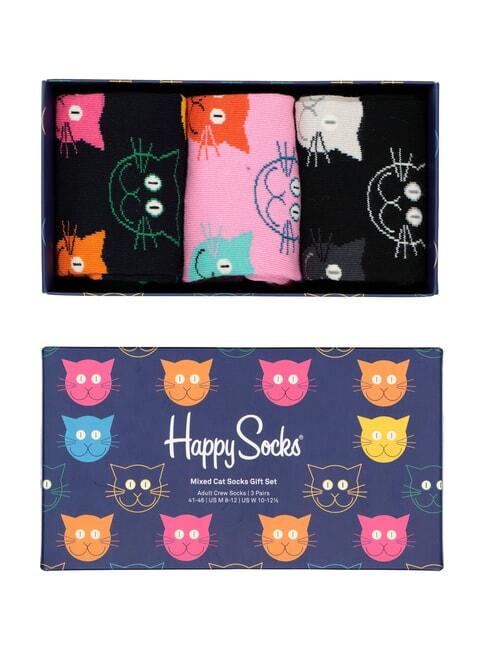 BLACK AND WHITE Coffret cadeau de 3 paires de chaussettes noir - Chaussettes Femme