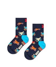 HAPPY SOCKS KIDS CAR Coffret cadeau 3 paires de chaussettes bleu clair - Chaussettes unisexes - 3