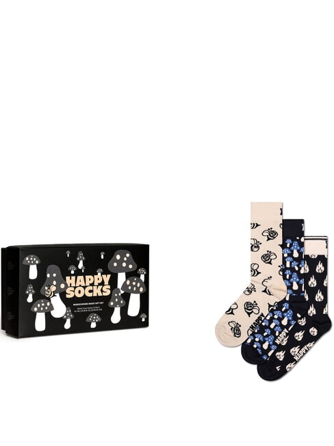 MONOCHROME MAGIC Coffret cadeau 3 paires de chaussettes 9000 - Chaussettes pour hommes