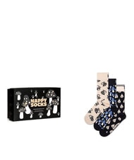 HAPPY SOCKS MONOCHROME MAGIC Coffret cadeau 3 paires de chaussettes 9000 - Chaussettes pour hommes - 5