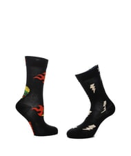 HAPPY SOCKS BLAST OFF BURGER Coffret cadeau 2 paires de chaussettes 9000 - Chaussettes pour hommes - 2