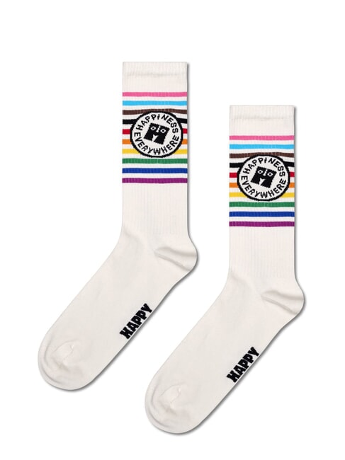 PRIDE Coffret cadeau 3 paires de chaussettes blanc - Chaussettes pour hommes