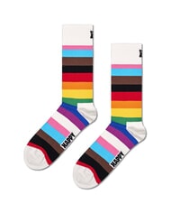 HAPPY SOCKS PRIDE Coffret cadeau 3 paires de chaussettes blanc - Chaussettes pour hommes - 3
