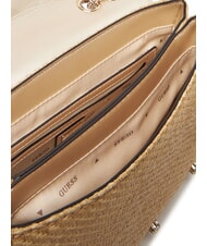 GUESS GIULLY 2 Sac convertible en raphia avec rabat lalie beaut&eacute; naturel - Sacs pour Femme - 6