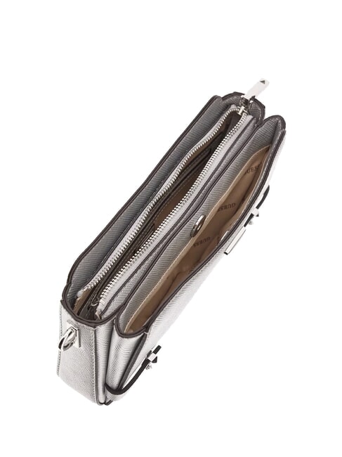 ROSALBA Petit sac bandouli&egrave;re ARGENT - Sacs pour Femme