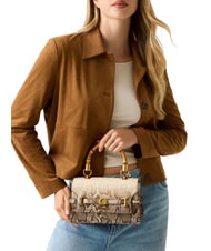 GUESS SIBEL Petit sac &agrave; main avec bandouli&egrave;re lalie beaut&eacute; naturel - Sacs pour Femme - 5