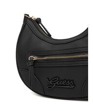 GUESS GIRL Sac bandouli&egrave;re Hobo jetbla - Sacs pour Femme - 3