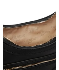 GUESS GIRL Sac bandouli&egrave;re Hobo jetbla - Sacs pour Femme - 5