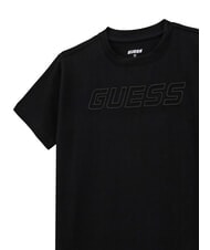 GUESS KIDS T-shirt &agrave; manches courtes avec logo en relief jetbla - Tee-shirt enfant - 3