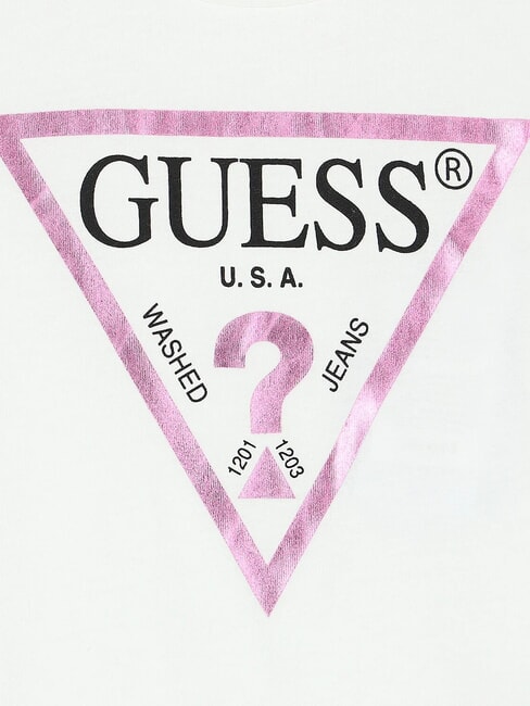 KIDS T-shirt avec logo triangulaire blanc v&eacute;ritable a000 - Tee-shirt enfant