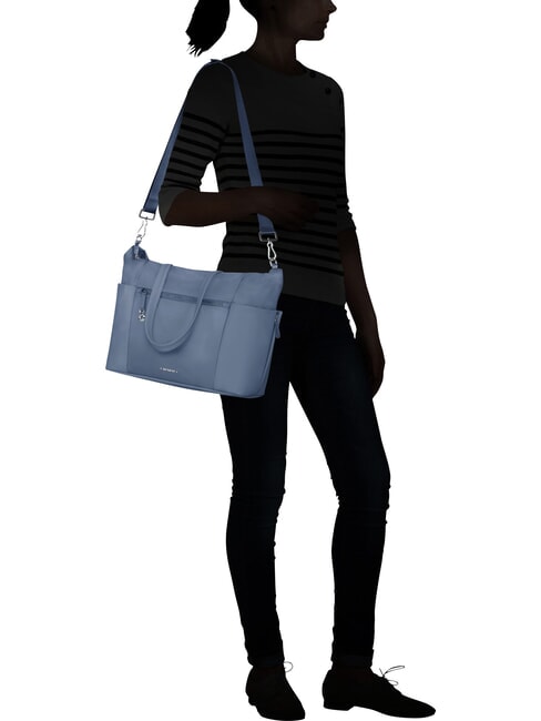 MOVE JOURNEY Sac cabas port&eacute; &eacute;paule, avec bandouli&egrave;re bleu orage - Sacs pour Femme