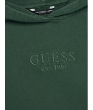 GUESS KIDS Sweat-shirt enfant avec capuche et poche vert r&eacute;tro - B&eacute;b&eacute; Sweat - 3