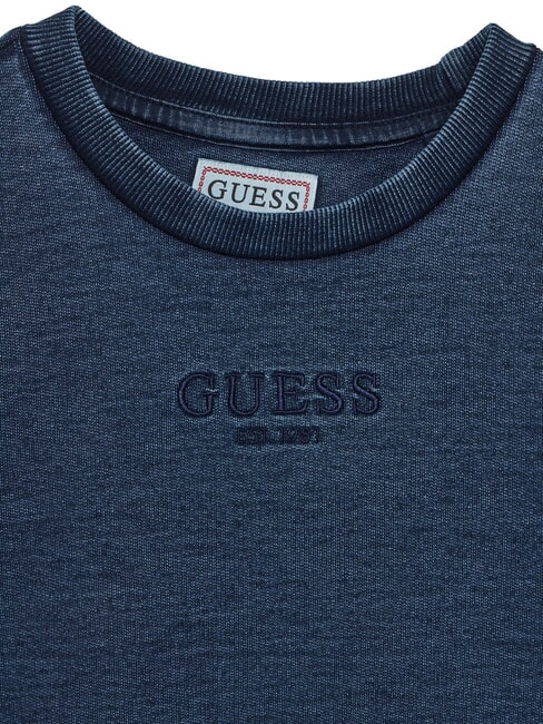 LS ACTIVE Sweat-shirt &agrave; col rond pour enfants gar&ccedil;on vintage bleu &eacute;tait - B&eacute;b&eacute; Sweat