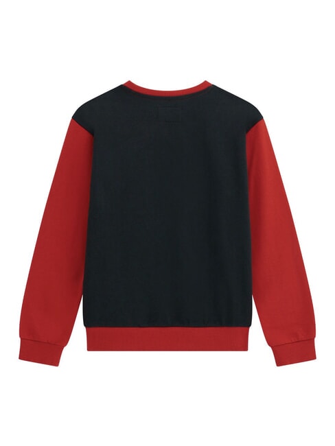 LS ACTIVE Sweat-shirt &agrave; col rond pour enfants rouge &eacute;pic&eacute; - B&eacute;b&eacute; Sweat