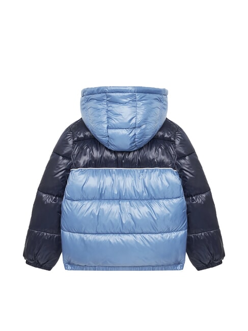 KIDS Doudoune enfant bicolore &agrave; capuche couleur tonale bleue blo - B&eacute;b&eacute; Vestes