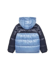 GUESS KIDS Doudoune enfant bicolore &agrave; capuche couleur tonale bleue blo - B&eacute;b&eacute; Vestes - 2