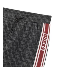 GUESS KIDS Pantalons de jogging pour enfants Jacquard 4g noir de jais - Pantalons pour enfants - 3