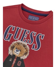 GUESS KIDS Sweat-shirt &agrave; col rond pour b&eacute;b&eacute; avec imprim&eacute; ours en peluche piment rouge - B&eacute;b&eacute; Sweat - 3