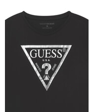GUESS KIDS T-shirt imprim&eacute; avec logo triangulaire noir de jais avec givre g - Tee-shirt enfant - 3