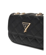 GUESS GIRLS Mini sac &agrave; bandouli&egrave;re matelass&eacute; jetbla - Sacs pour Femme - 3