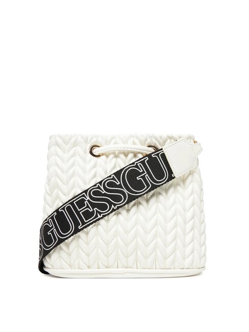 GIRLS mini sac seau matelass&eacute; cremwhi - Sacs pour Femme