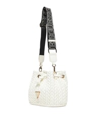 GUESS GIRLS mini sac seau matelass&eacute; cremwhi - Sacs pour Femme - 4