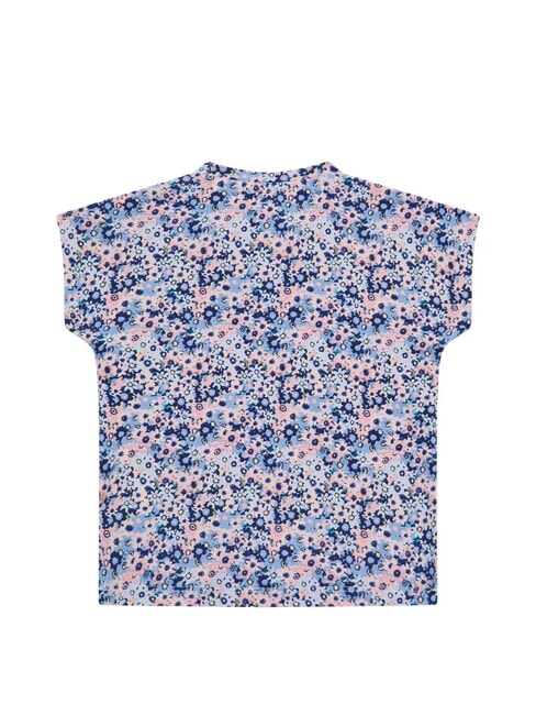 KIDS T-shirt &agrave; manches courtes &agrave; imprim&eacute; floral fleur du jardin secret - Tee-shirt enfant