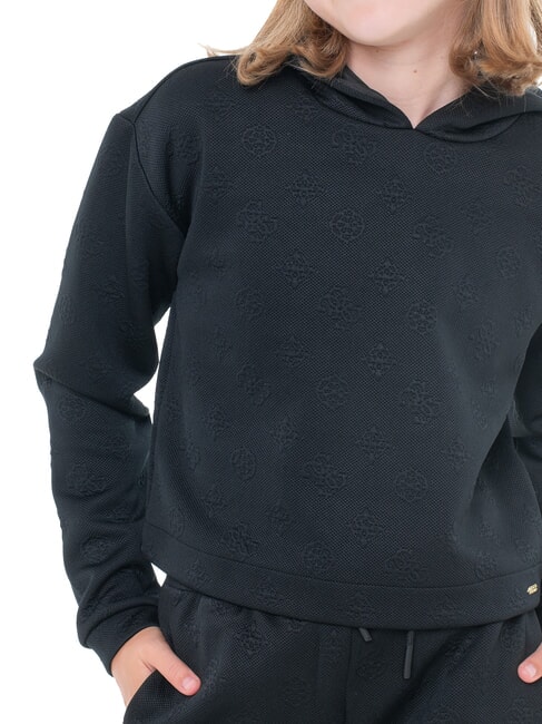 KIDS MINI ME Sweat &agrave; capuche avec logo pivoine int&eacute;gral pivoine m noire - B&eacute;b&eacute; Sweat