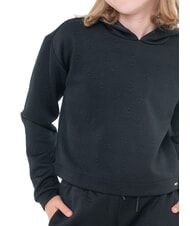 GUESS KIDS MINI ME Sweat &agrave; capuche avec logo pivoine int&eacute;gral pivoine m noire - B&eacute;b&eacute; Sweat - 3