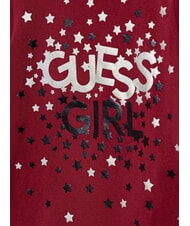 GUESS KIDS T-shirt &agrave; manches longues pour filles avec imprim&eacute; salle de bal rouge - Tee-shirt enfant - 3