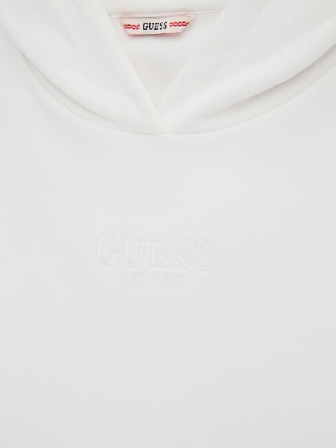 KIDS Sweat &agrave; capuche avec poche blanc pur - B&eacute;b&eacute; Sweat