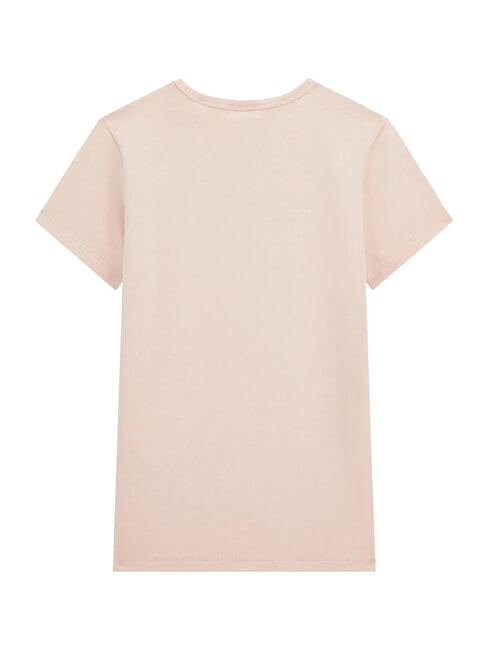 KIDS MINI ME T-shirt &agrave; manches courtes pour filles avec strass sable p&acirc;le - Tee-shirt enfant