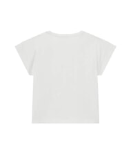 GUESS KIDS T-shirt &agrave; manches courtes avec logo en strass blanc pur - Tee-shirt enfant - 2