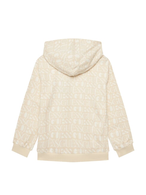 KIDS Sweat &agrave; capuche avec logo int&eacute;gral logo beige - B&eacute;b&eacute; Sweat