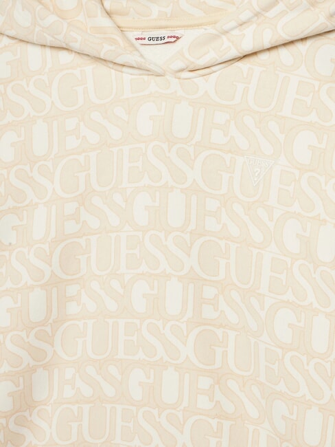 KIDS Sweat &agrave; capuche avec logo int&eacute;gral logo beige - B&eacute;b&eacute; Sweat