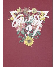 GUESS KIDS T-shirt &agrave; imprim&eacute; floral pour filles granit&eacute; &agrave; la framboise - Tee-shirt enfant - 3