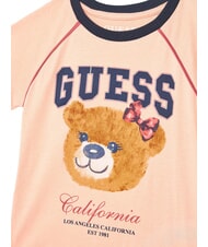 GUESS KIDS T-shirt &agrave; manches courtes imprim&eacute; ours en peluche lever de soleil p&ecirc;che - Tee-shirt enfant - 3