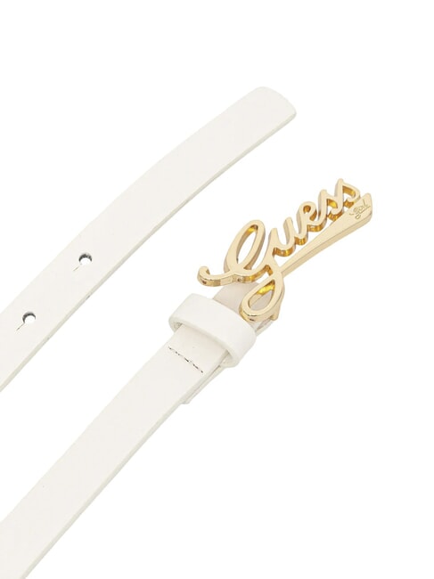 KIDS Ceinture pour fille avec boucle logot&eacute;e cremwhi - Ceintures pour enfants