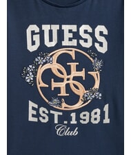 GUESS KIDS T-shirt &agrave; manches courtes imprim&eacute; et brod&eacute; bleu secret - Tee-shirt enfant - 3
