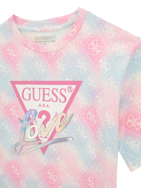 KIDS T-shirt &agrave; manches courtes pour filles Combinaison multicolore arc-en-ciel - Tee-shirt enfant