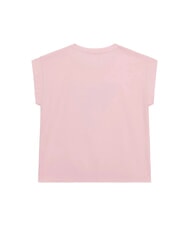 GUESS KIDS T-shirt &agrave; manches courtes &agrave; paillettes rose barbe &agrave; papa - Tee-shirt enfant - 2