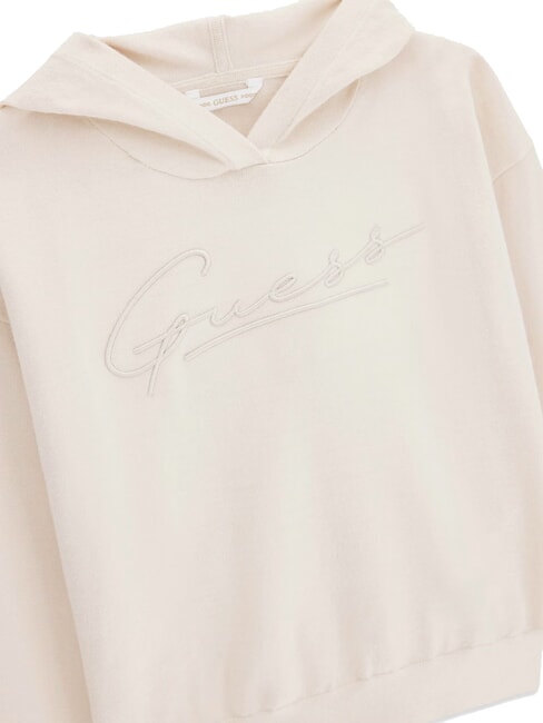 KIDS Sweat &agrave; capuche avec logo brod&eacute; sable toscan - B&eacute;b&eacute; Sweat