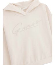 GUESS KIDS Sweat &agrave; capuche avec logo brod&eacute; sable toscan - B&eacute;b&eacute; Sweat - 3