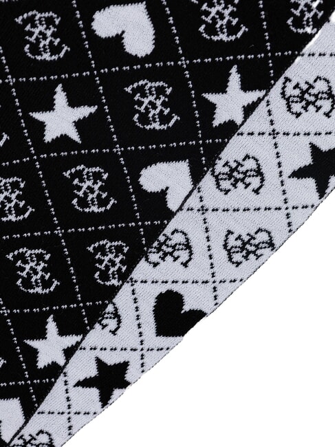 KIDS ensemble chapeau et &eacute;charpe Jacquard noir 4g - Chapeau de b&eacute;b&eacute;