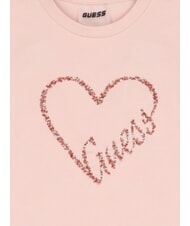 GUESS KIDS MINI ME T-shirt en coton &agrave; paillettes chariot rose - Tee-shirt enfant - 2