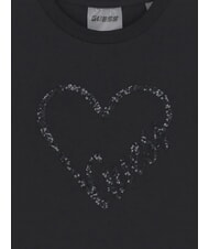 GUESS KIDS MINI ME T-shirt en coton &agrave; paillettes jetbla - Tee-shirt enfant - 3